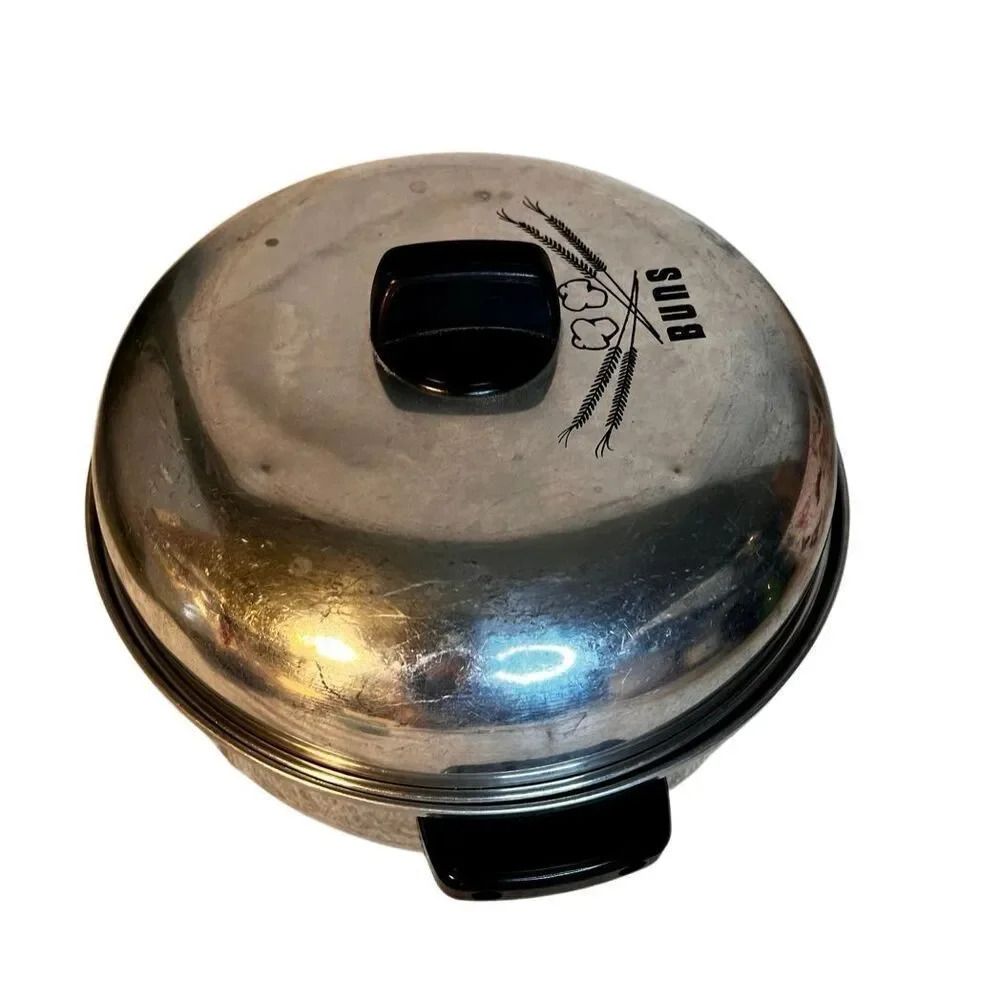 Vintage West Bend Aluminum Serving Oven/Bun Warmer, 3 Piece, USA Made